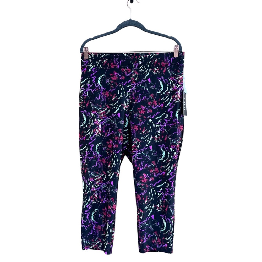 Torrid Disney Villains Maleficent Liquid Capri Leggings Plus Size NWT 3X 22 24